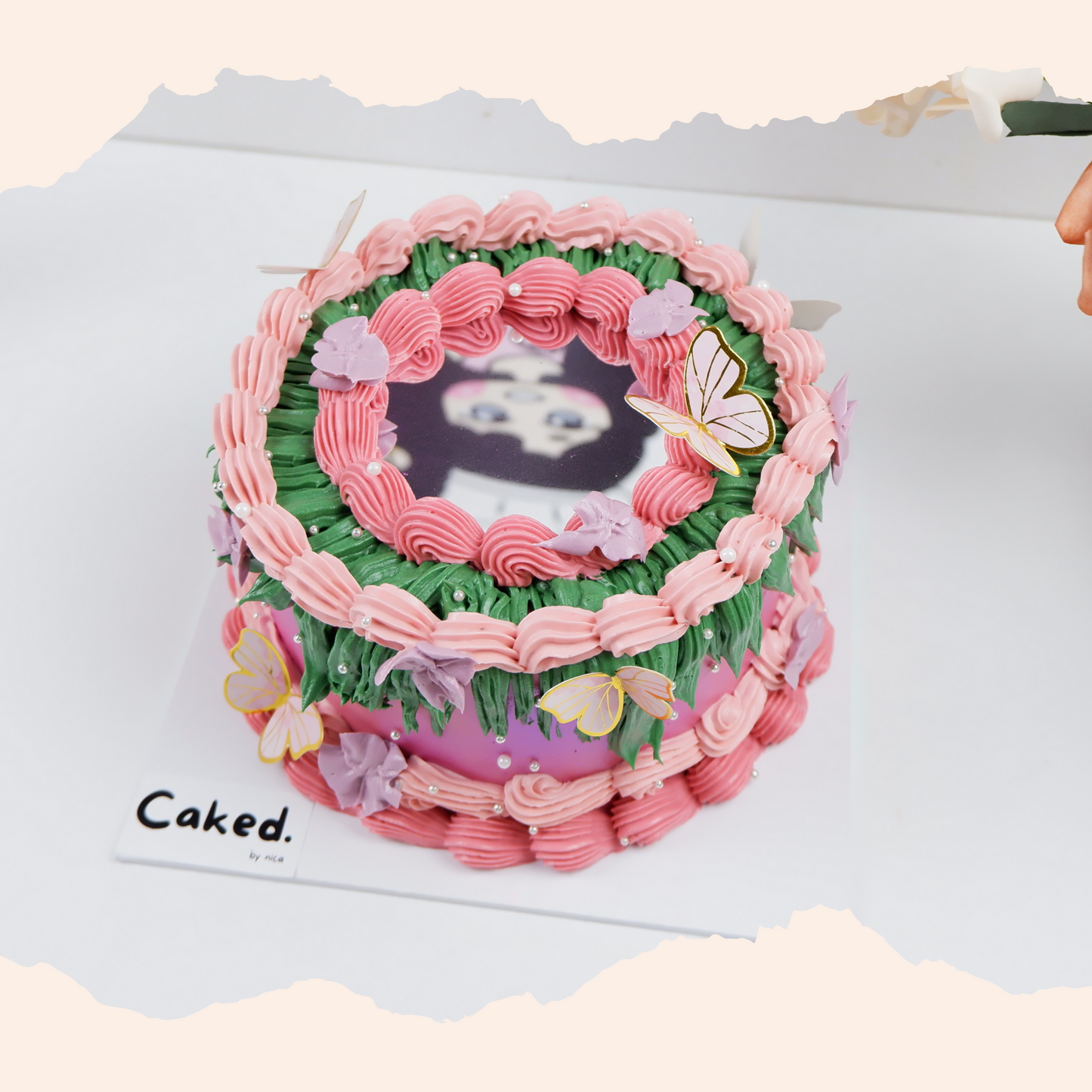 Whimsical Mirror Cake