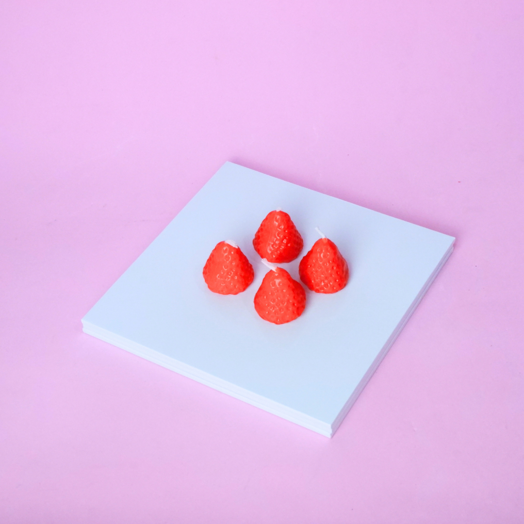 Strawberry Candles