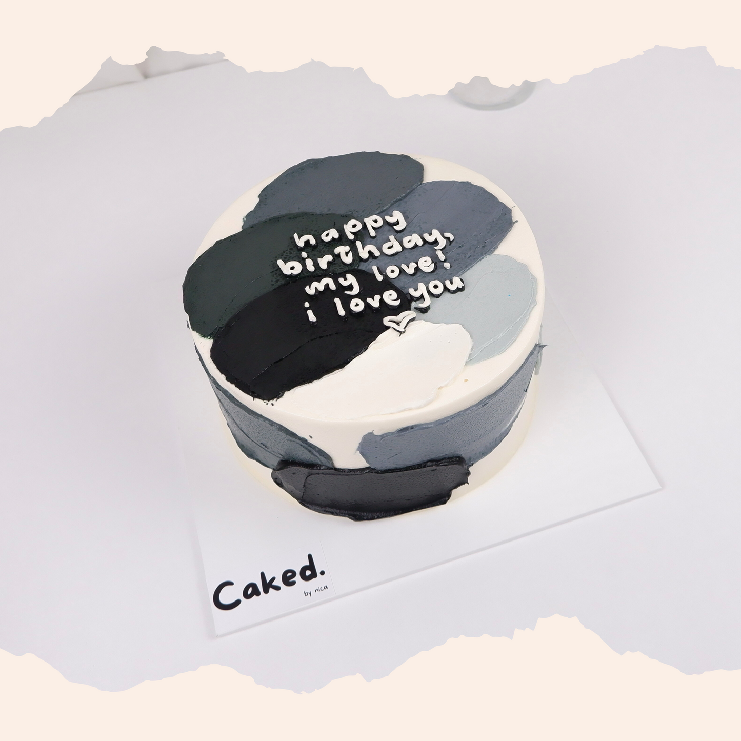 Noir Palette Cake
