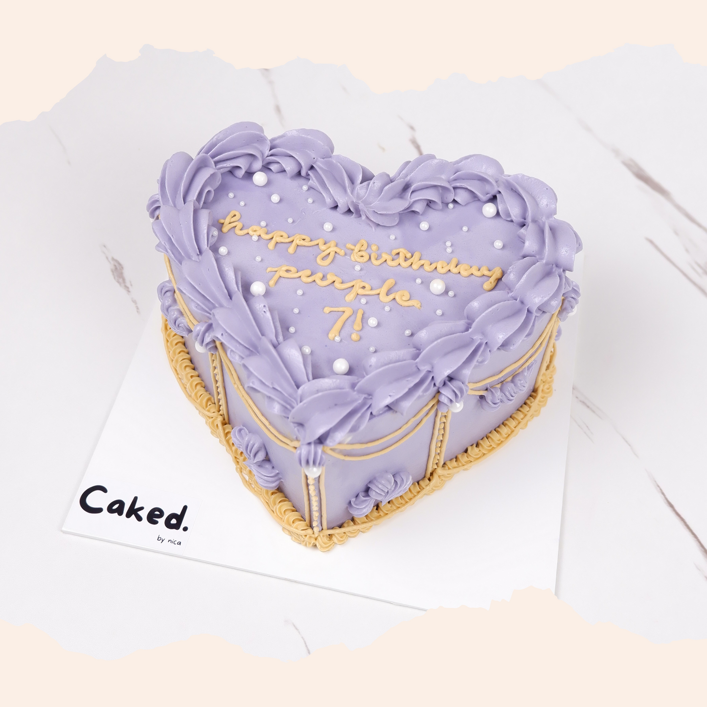 Purple Heart Cake