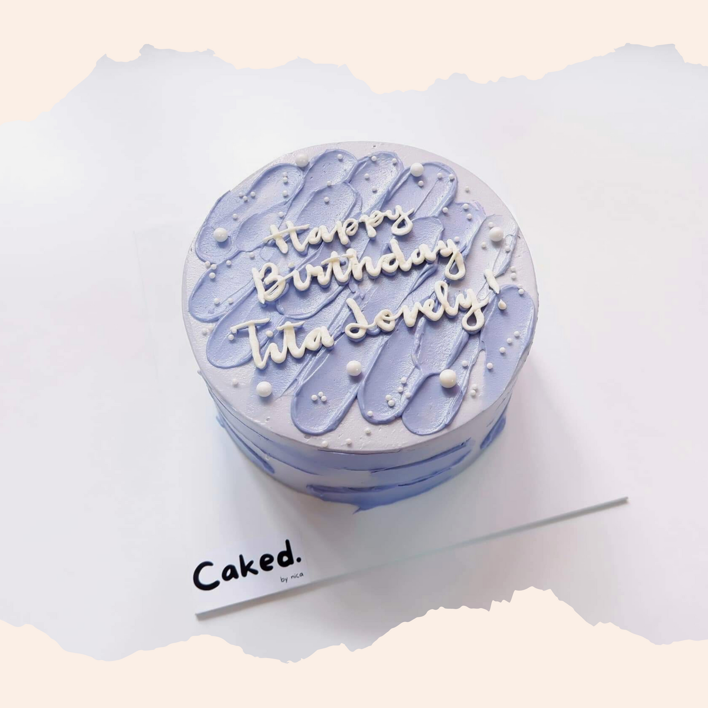 Smeared Palette Cake