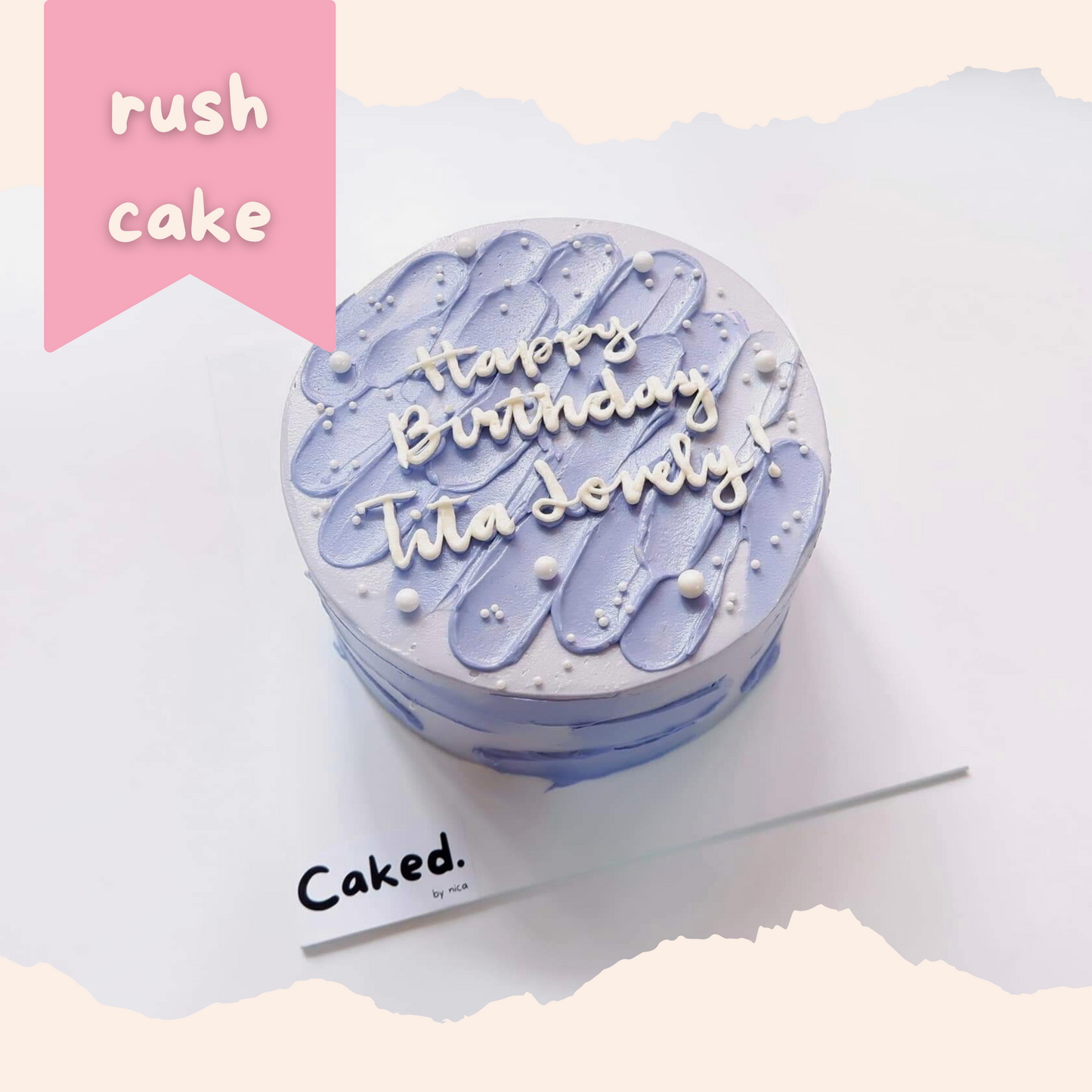 Smeared Palette Cake