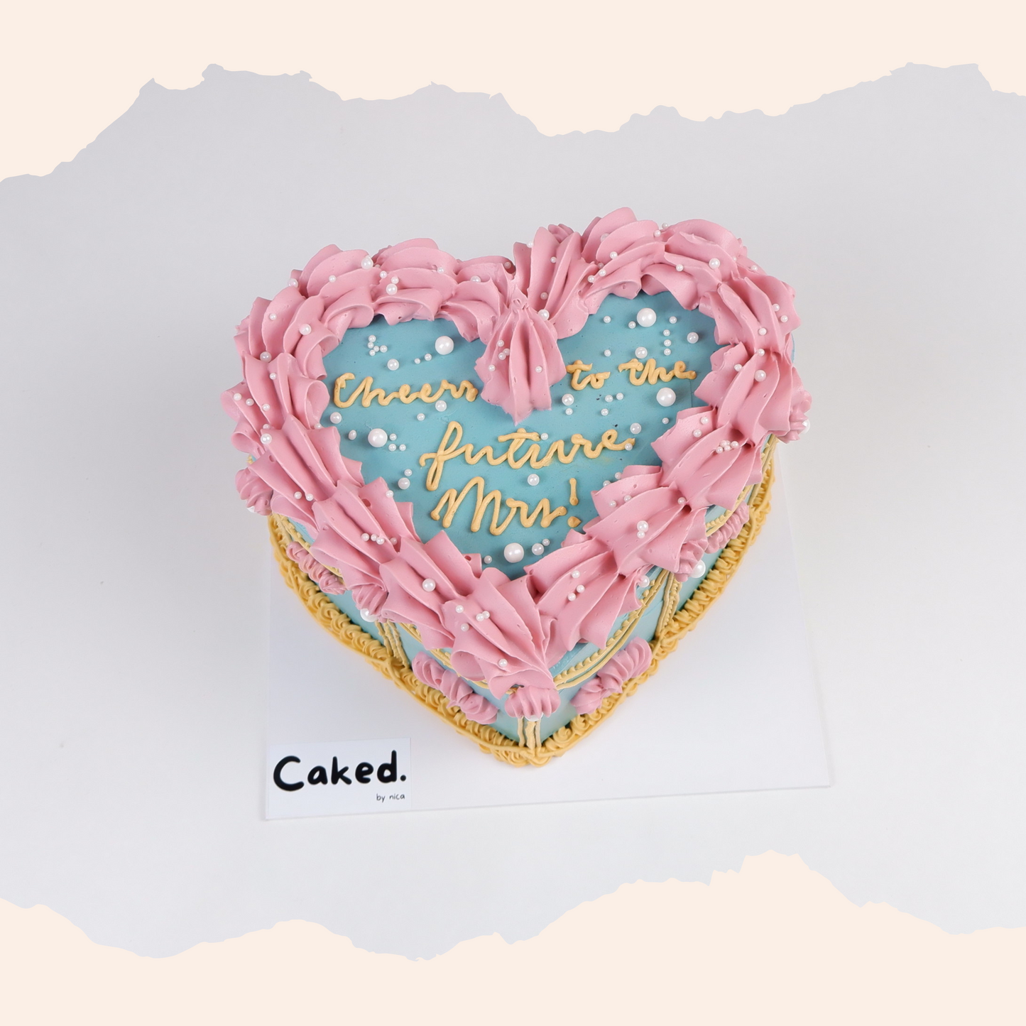 Vintage Heart in Pastels