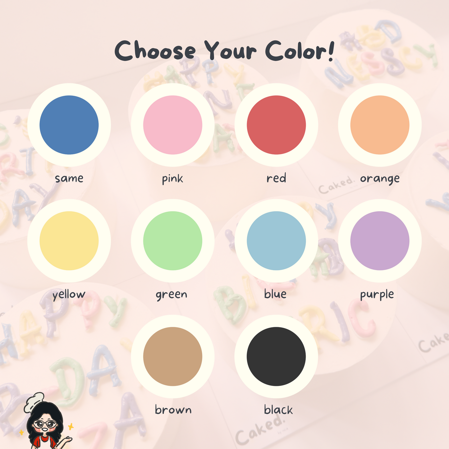 Basic Palette Cake