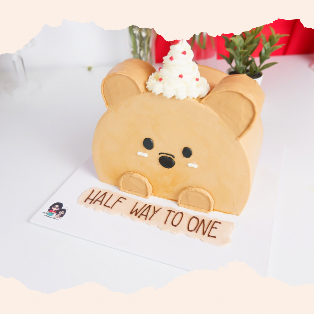 Bear Half Cake