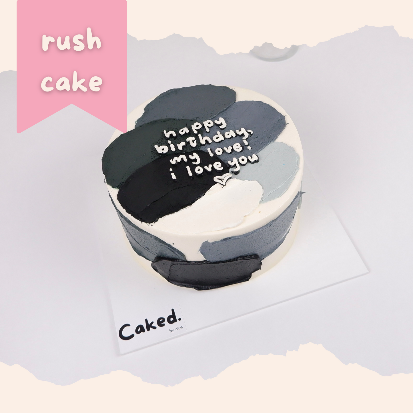 Noir Palette Cake