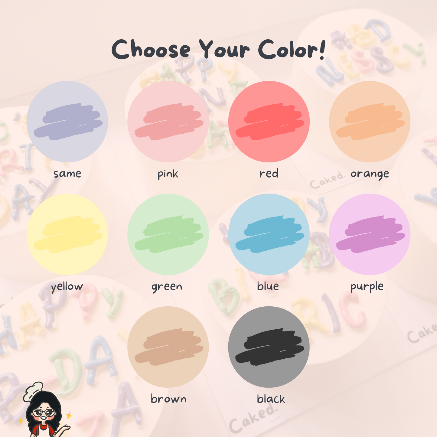 Smeared Palette Cake