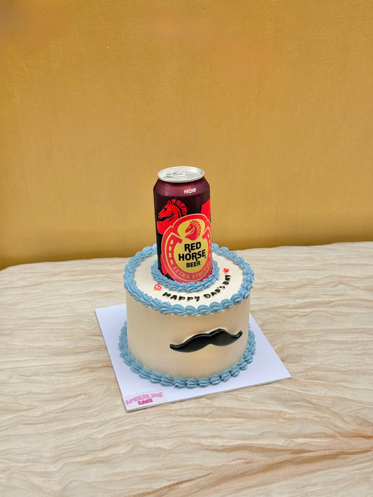 Mustache Cake