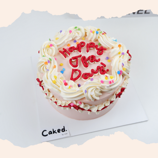 Red Velvet Debut 8th Anniversary Cake