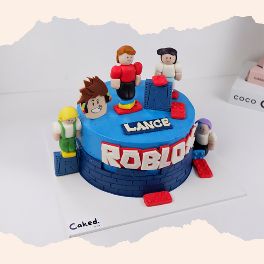 Roblox with Fondant Topper