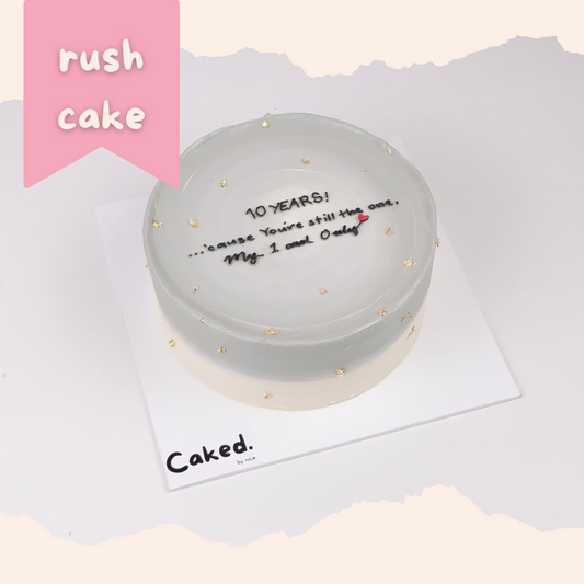 Gray Ombré Cake